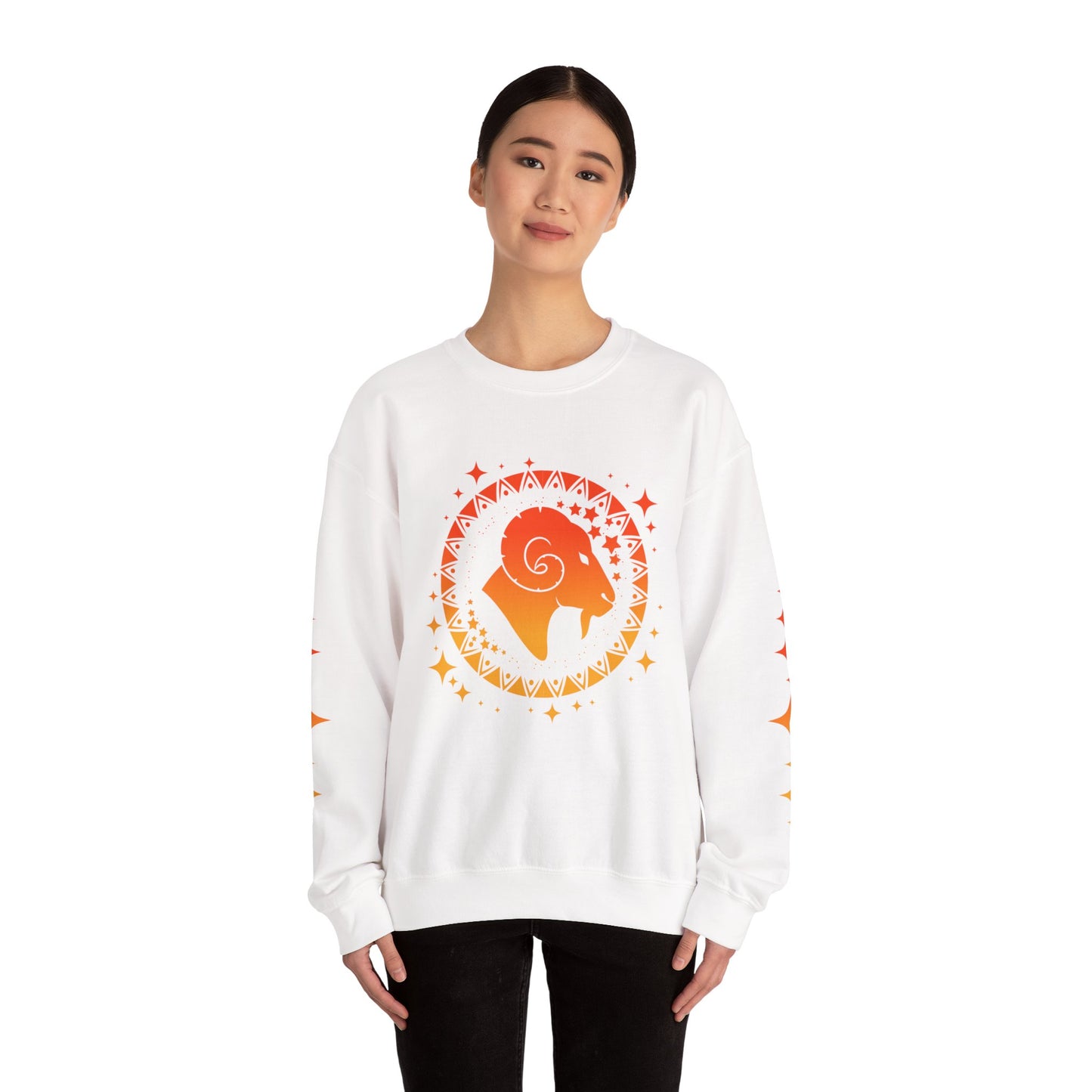 Tribal Circle Aries Ram Sweatshirt