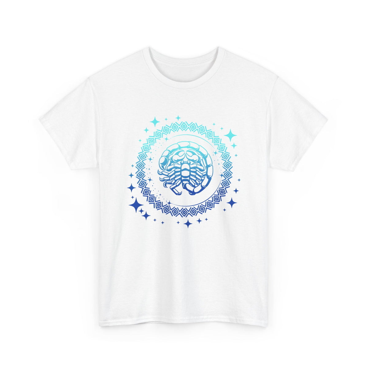 Tribal Circle Scorpio Scorpion Unisex Heavy Cotton Tee
