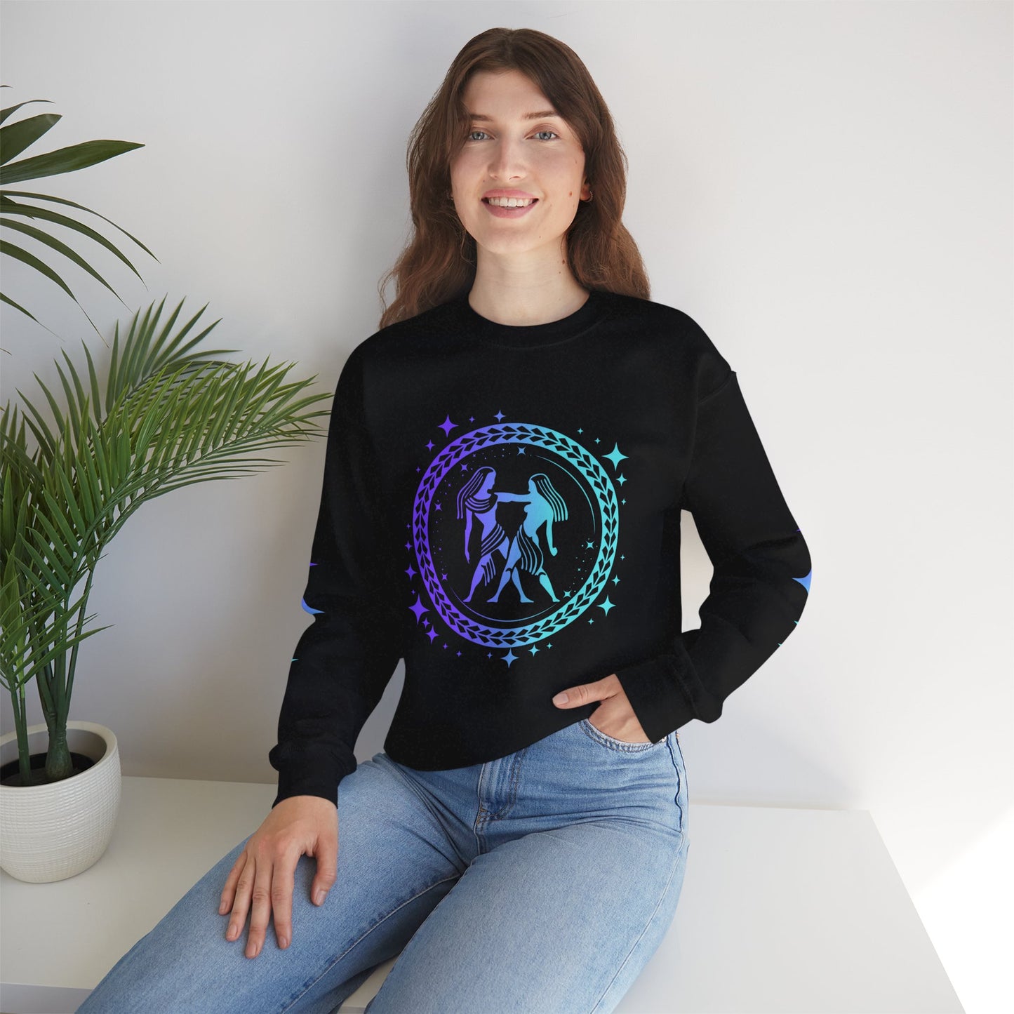 Tribal Circle Gemini Twins Sweatshirt