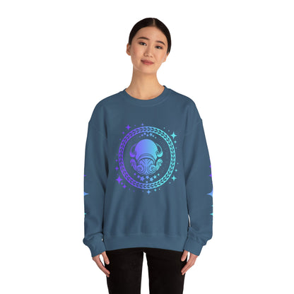Tribal Circle Aquarius Water Bearer Sweatshirt