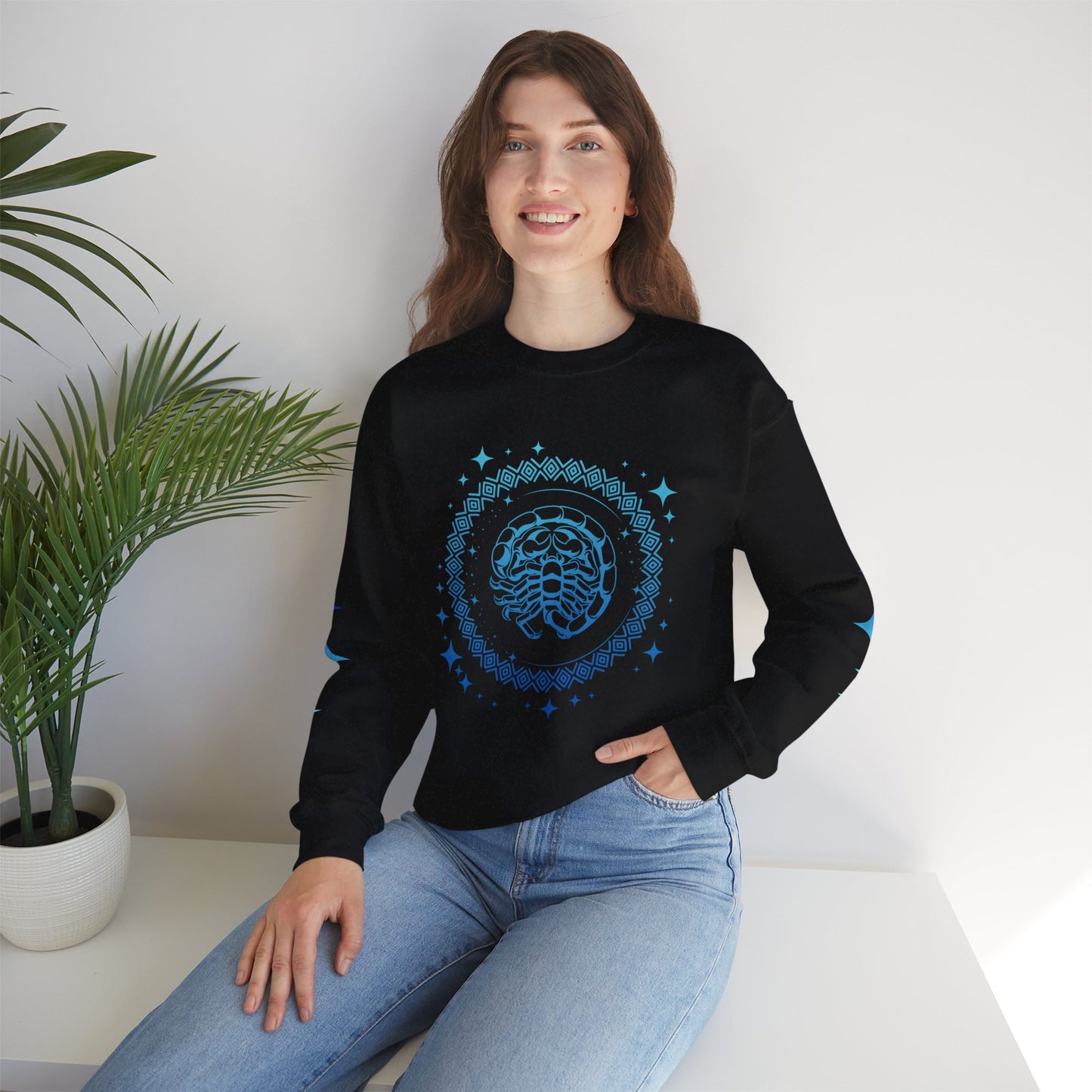 Tribal Circle Scorpio Scorpion Sweatshirt