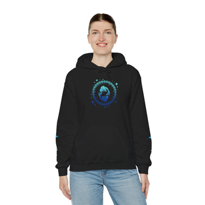 Tribal Circle Pisces Twin Fish Unisex Heavy Blend™ Hoodie