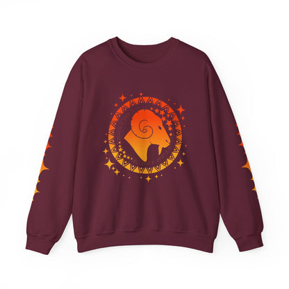 Tribal Circle Aries Ram Sweatshirt