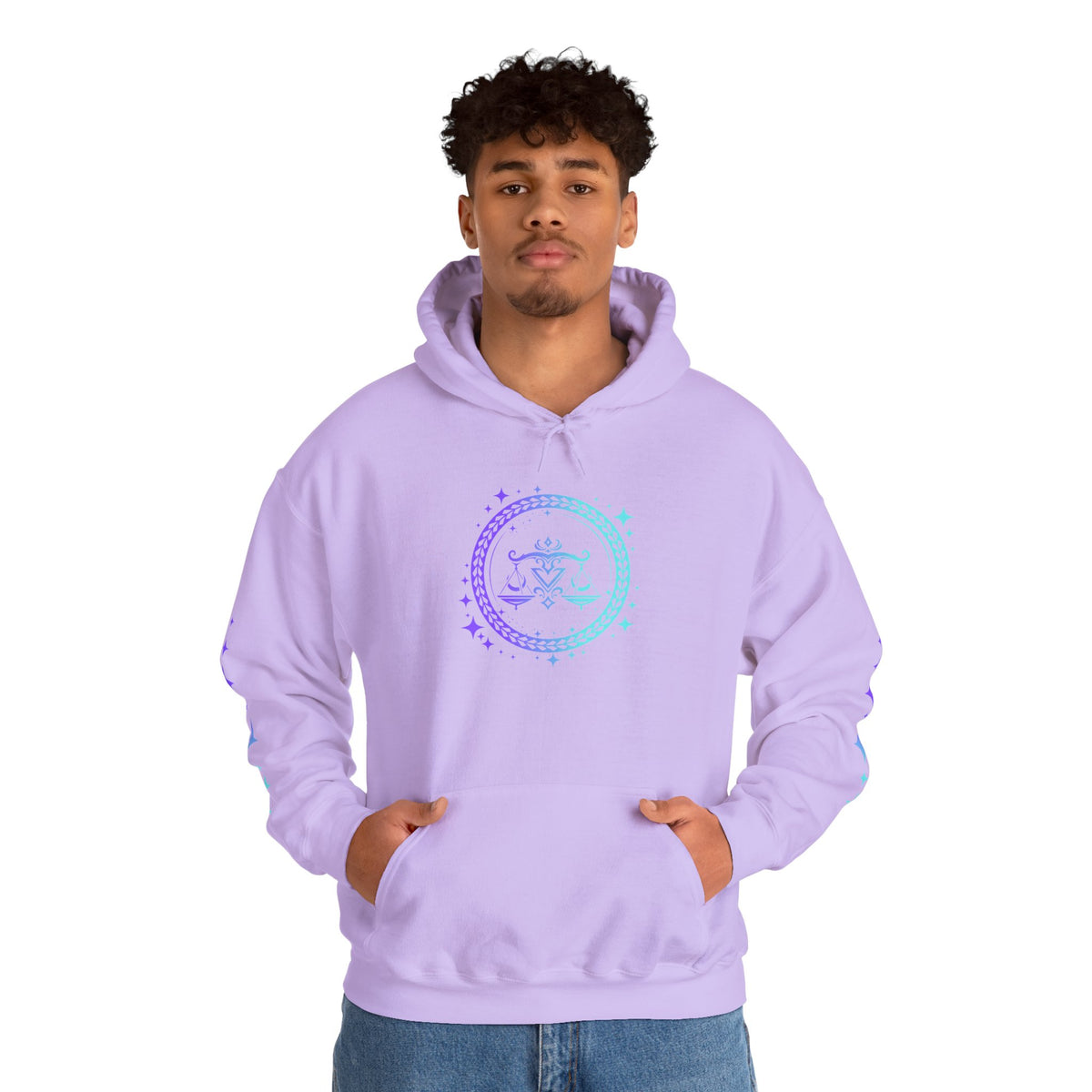 Tribal Circle Libra Scales Unisex Heavy Blend™ Hoodie