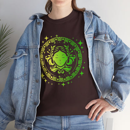 Tribal Circle Virgo Maiden Unisex Heavy Cotton Tee