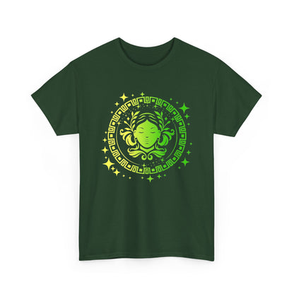 Tribal Circle Virgo Maiden Unisex Heavy Cotton Tee