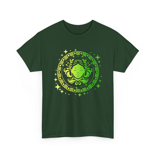 Tribal Circle Virgo Maiden Unisex Heavy Cotton Tee
