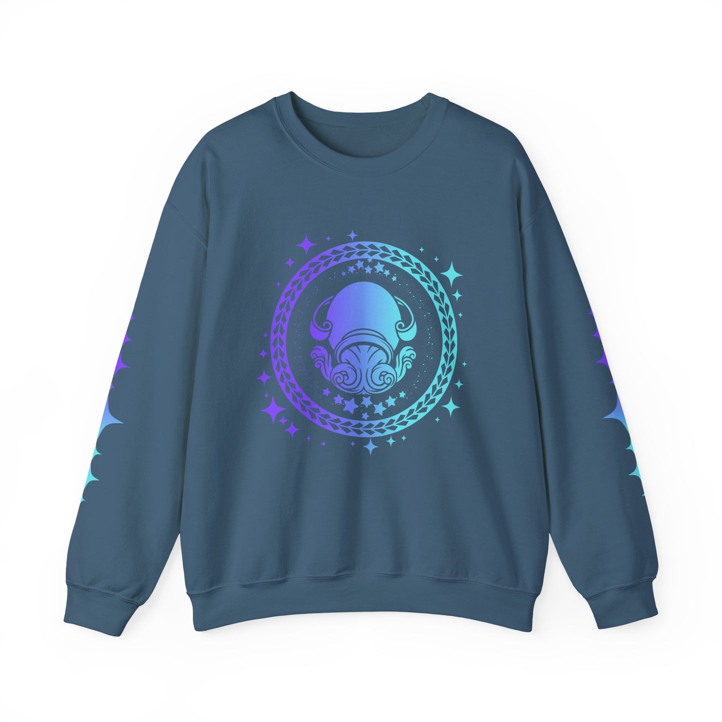 Tribal Circle Aquarius Water Bearer Sweatshirt