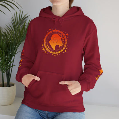 Tribal Circle Aries Ram Heavy Blend™ Hoodie