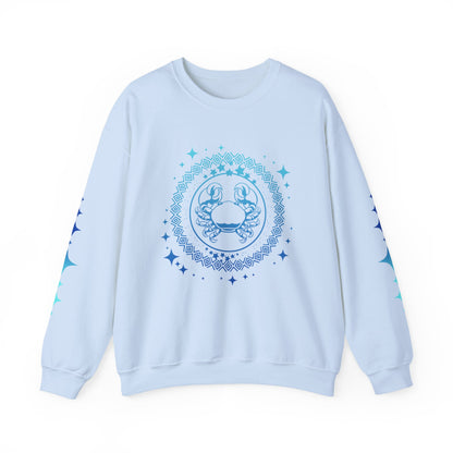 Tribal Circle Cancer Crab Sweatshirt