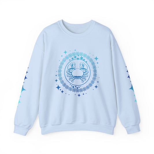 Tribal Circle Cancer Crab Sweatshirt