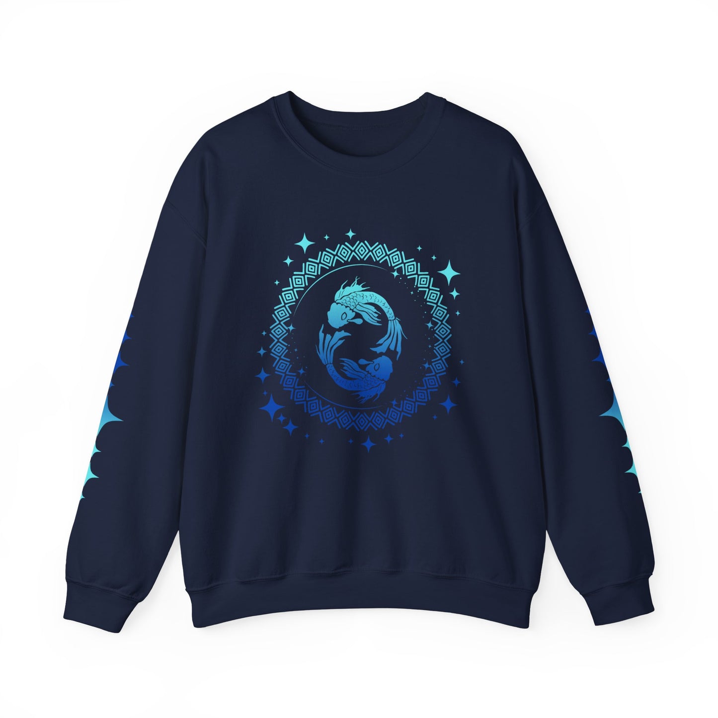 Tribal Circle Pisces Twin Fish Sweatshirt