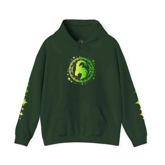 Tribal Circle Capricorn Goat Heavy Blend™ Hoodie