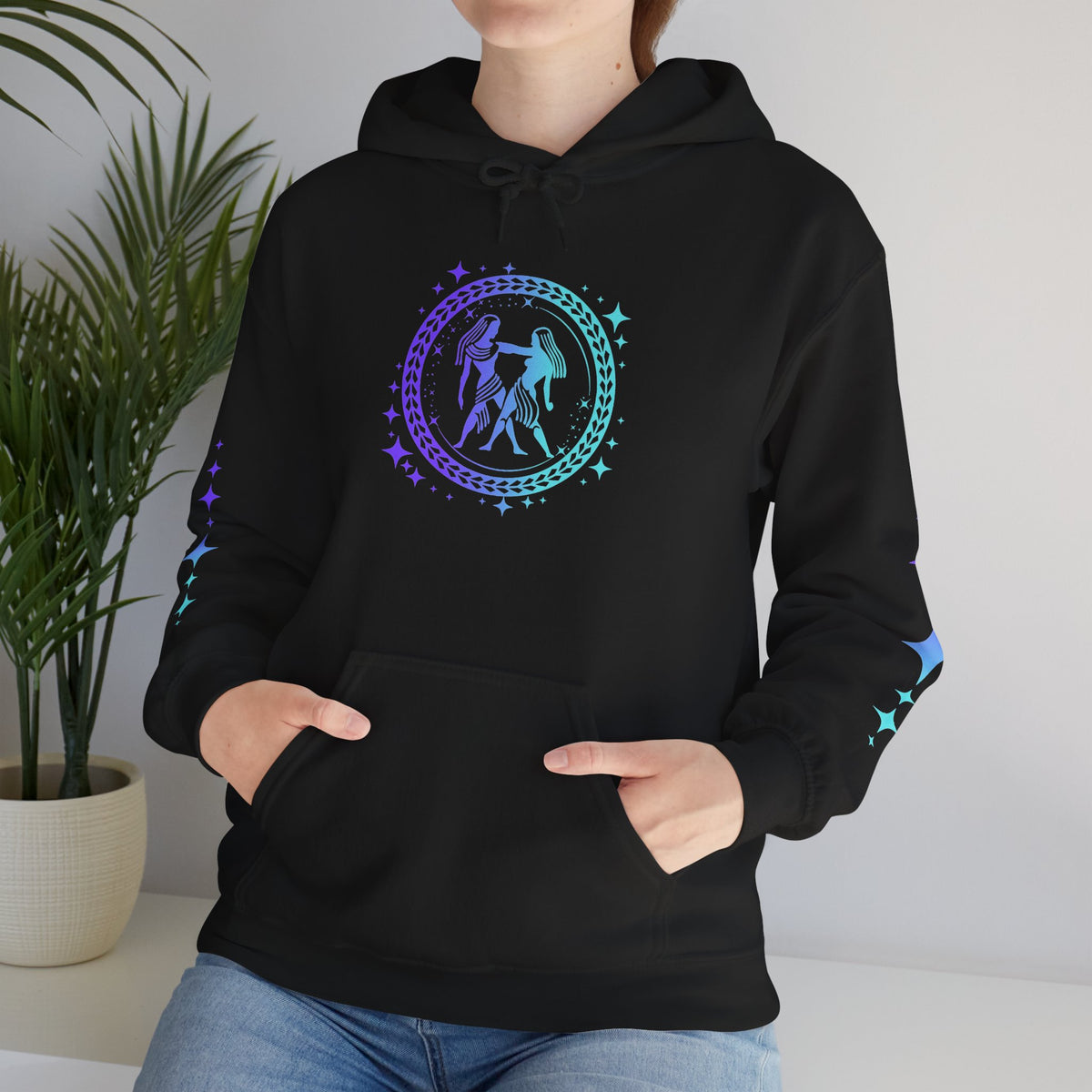 Tribal Circle Gemini Twins Unisex Heavy Blend™ Hoodie