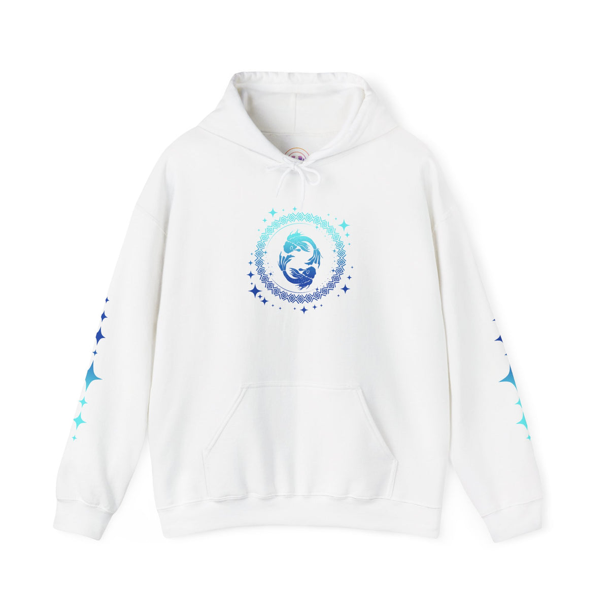 Tribal Circle Pisces Twin Fish Unisex Heavy Blend™ Hoodie