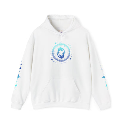 Tribal Circle Pisces Twin Fish Unisex Heavy Blend™ Hoodie