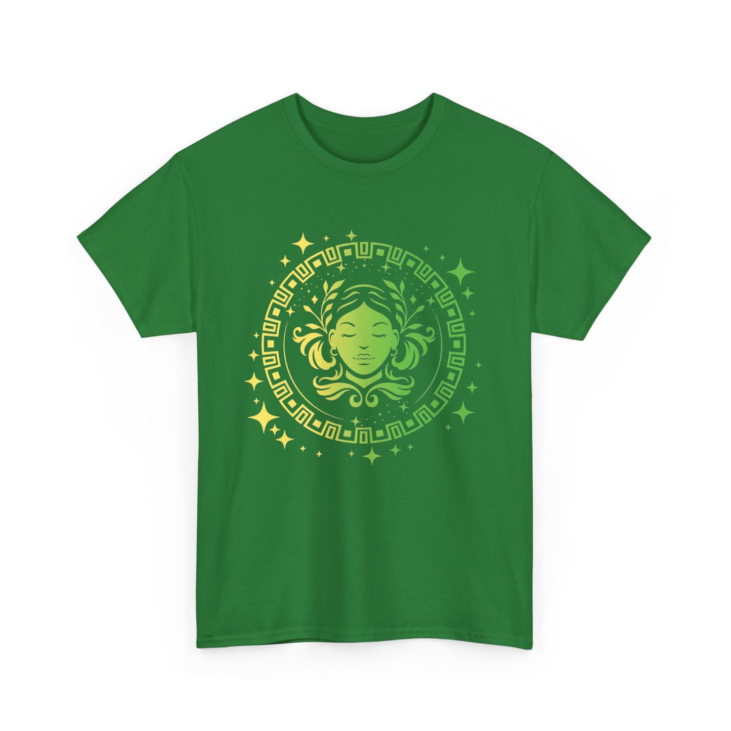 Tribal Circle Virgo Maiden Unisex Heavy Cotton Tee
