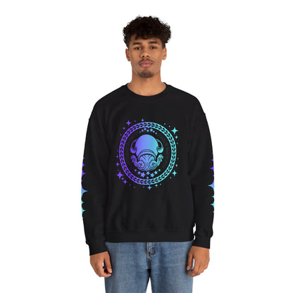 Tribal Circle Aquarius Water Bearer Sweatshirt