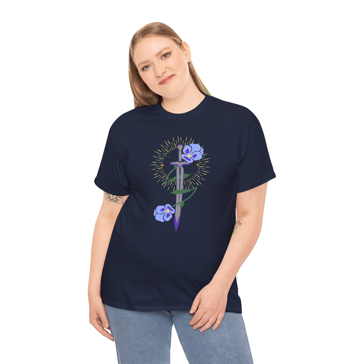Violet Enchanted Sword tee