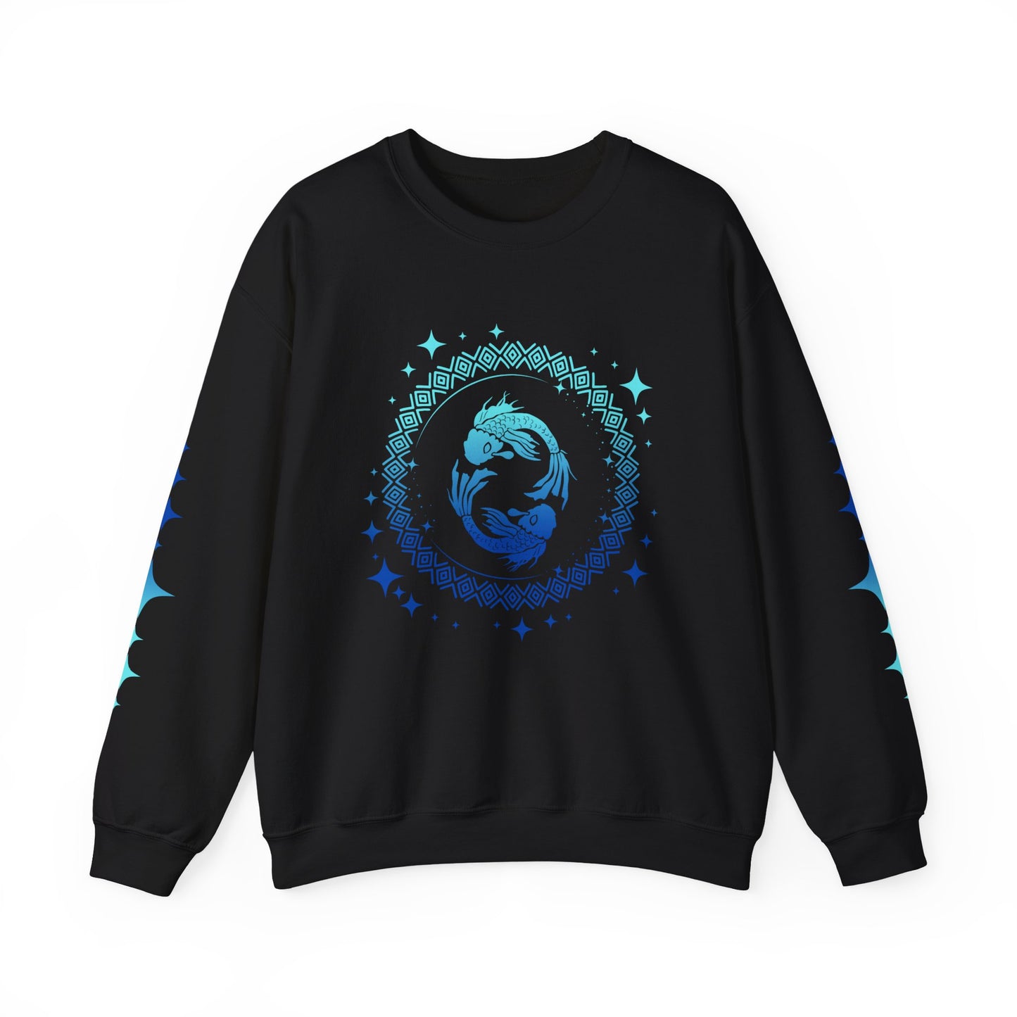 Tribal Circle Pisces Twin Fish Sweatshirt