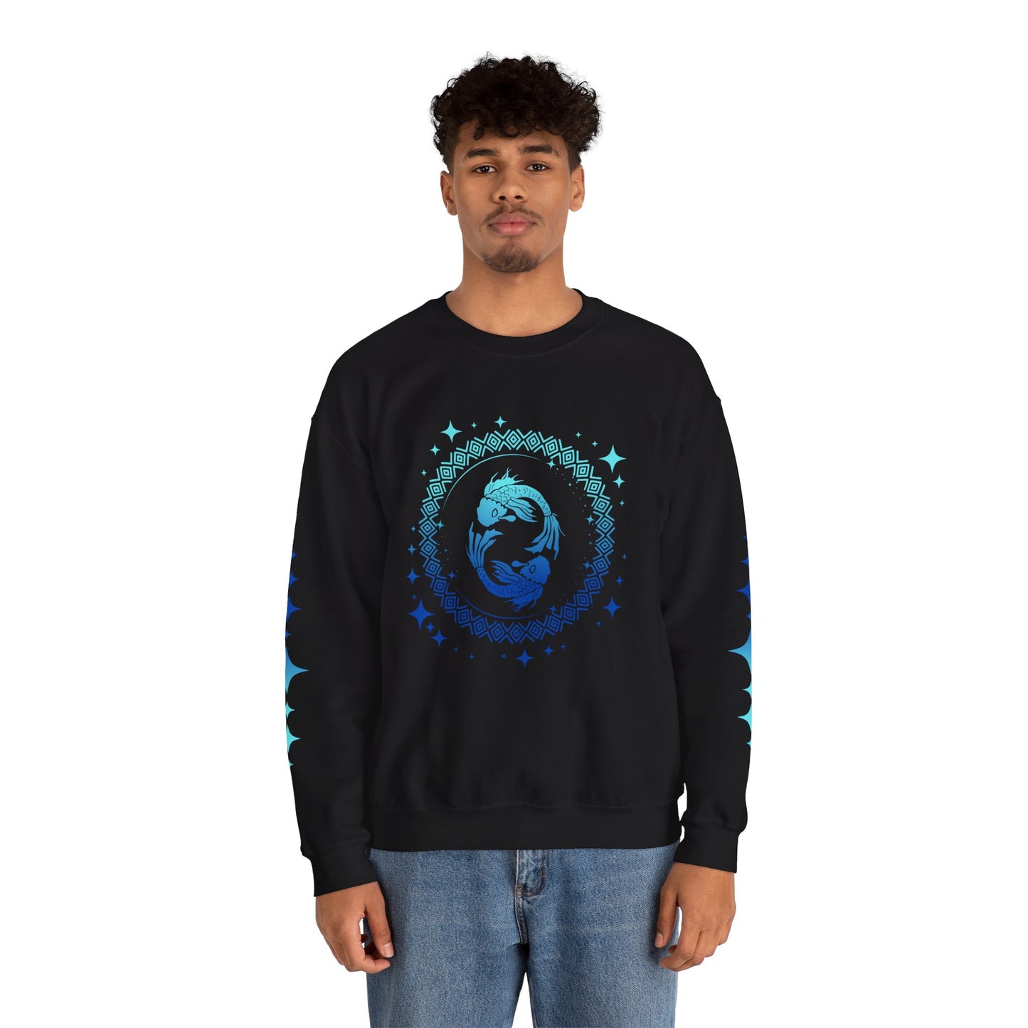 Tribal Circle Pisces Twin Fish Sweatshirt