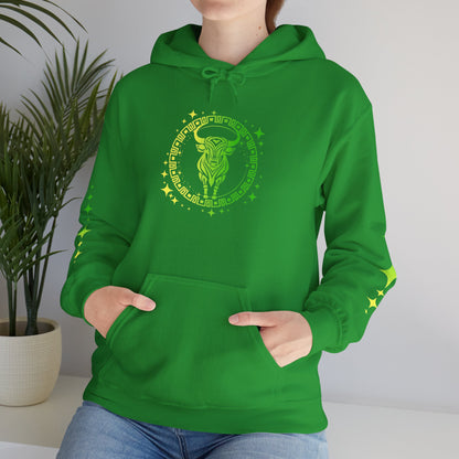 Tribal Circle Taurus Bull Heavy Blend™ Hoodie