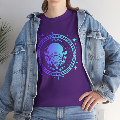 Tribal Circle Aquarius water bearer Unisex Heavy Cotton Tee