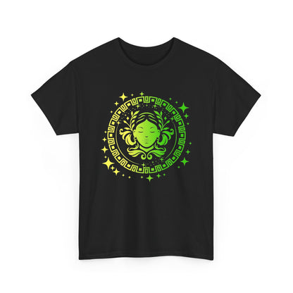 Tribal Circle Virgo Maiden Unisex Heavy Cotton Tee