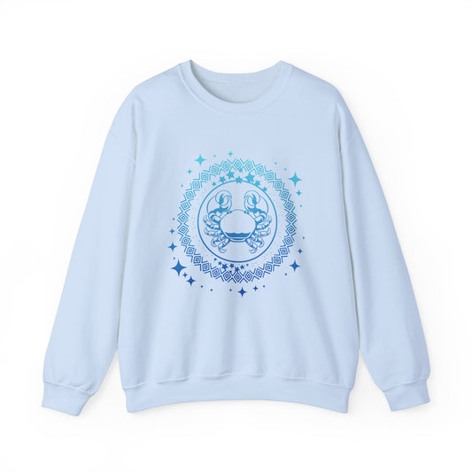Tribal Circle Cancer Crab Sweatshirt