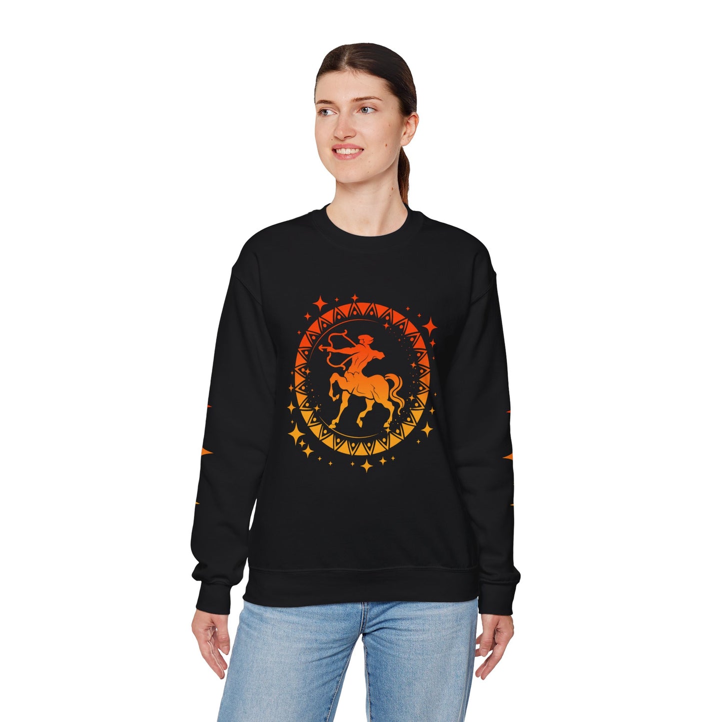 Tribal Circle Sagittarius Archer Sweatshirt