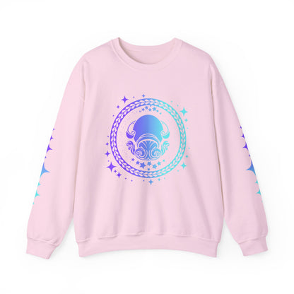 Tribal Circle Aquarius Water Bearer Sweatshirt
