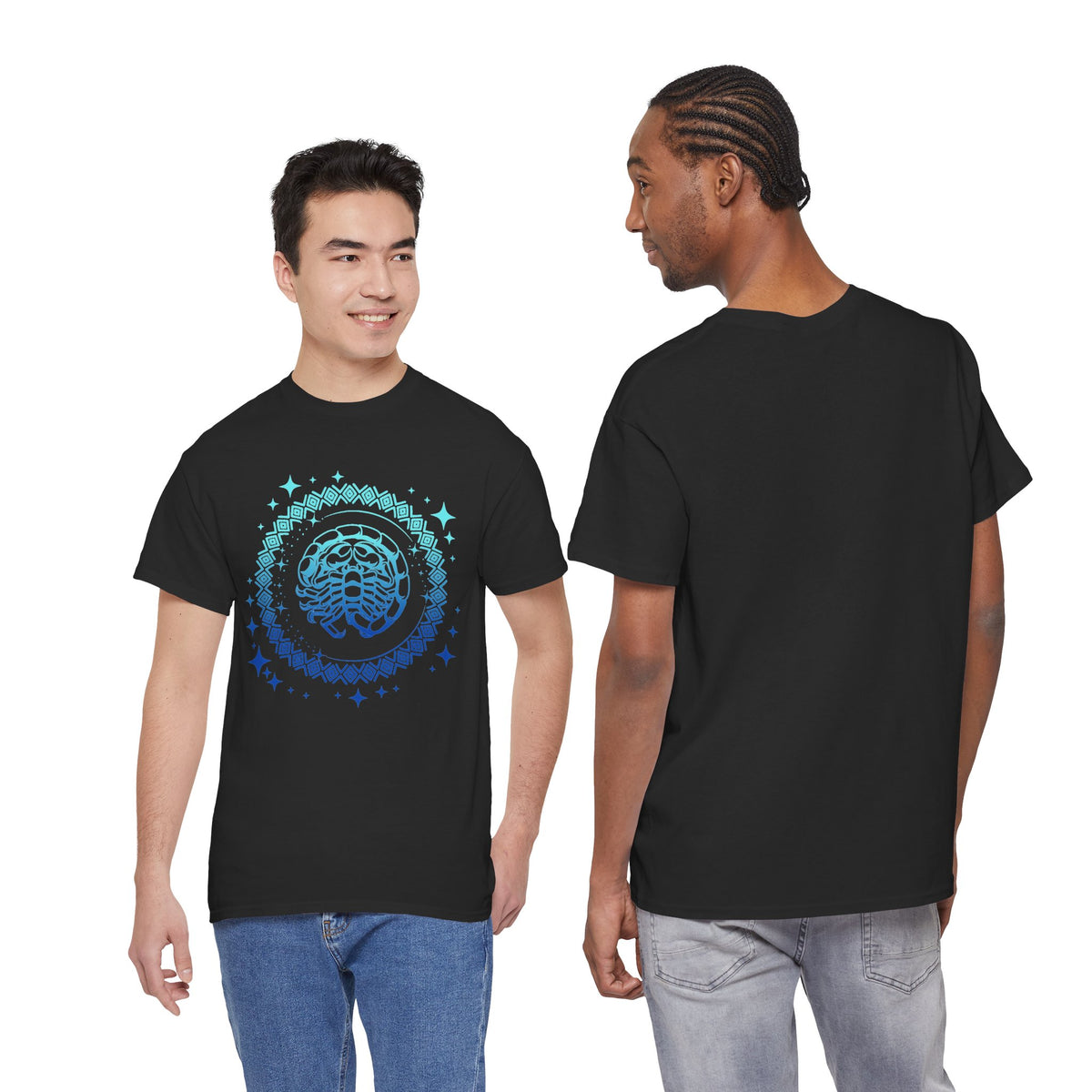 Tribal Circle Scorpio Scorpion Unisex Heavy Cotton Tee