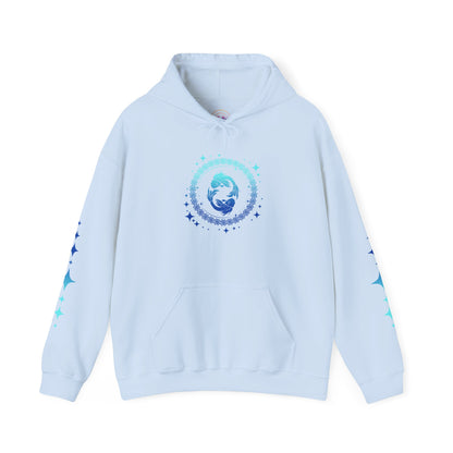 Tribal Circle Pisces Twin Fish Unisex Heavy Blend™ Hoodie
