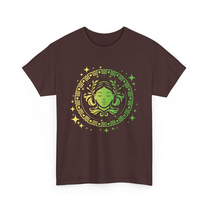 Tribal Circle Virgo Maiden Unisex Heavy Cotton Tee