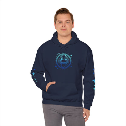 Tribal Circle Cancer Crab Unisex Heavy Blend™ Hoodie