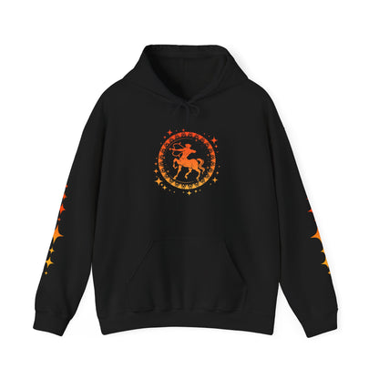 Tribal Circle Sagittarius Archer Heavy Blend™ Hoodie