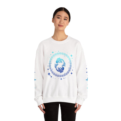 Tribal Circle Pisces Twin Fish Sweatshirt