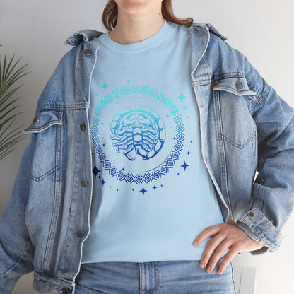 Tribal Circle Scorpio Scorpion Unisex Heavy Cotton Tee
