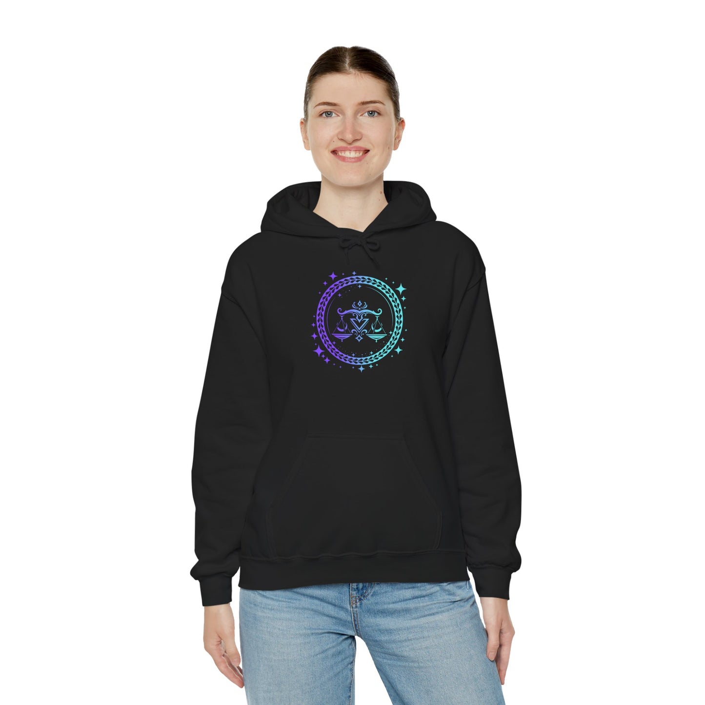 Tribal Circle Libra Scales Unisex Heavy Blend™ Hoodie