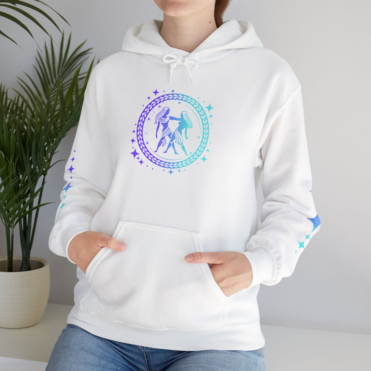 Tribal Circle Gemini Twins Unisex Heavy Blend™ Hoodie
