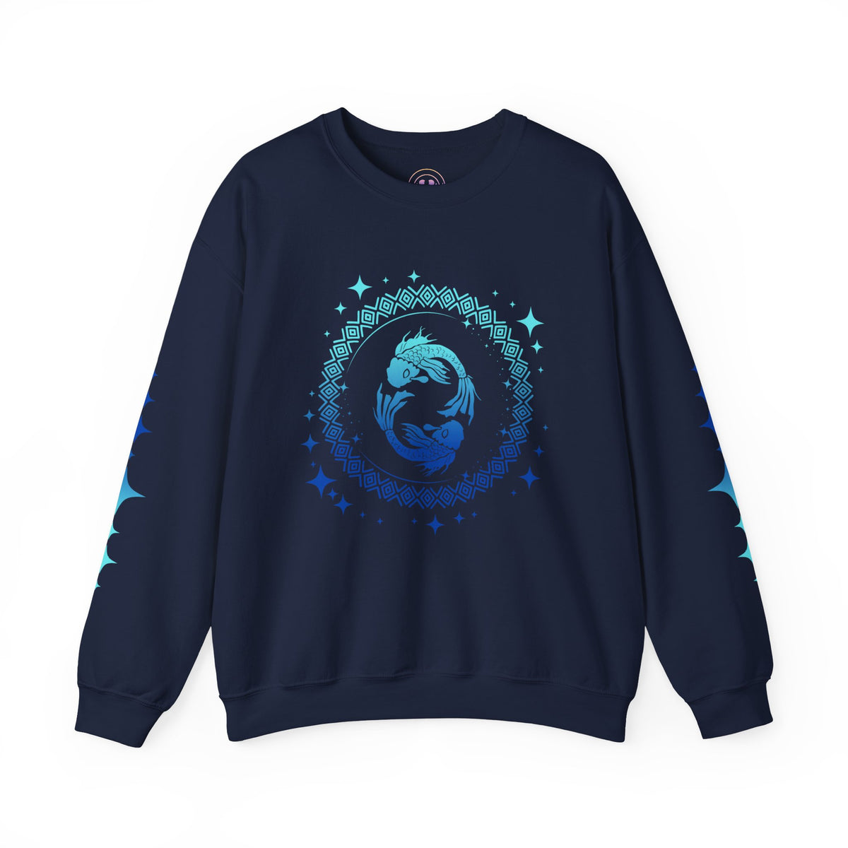 Tribal Circle Pisces Twin Fish Sweatshirt