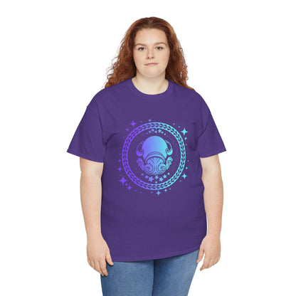 Tribal Circle Aquarius water bearer Unisex Heavy Cotton Tee