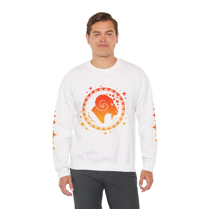 Tribal Circle Aries Ram Sweatshirt