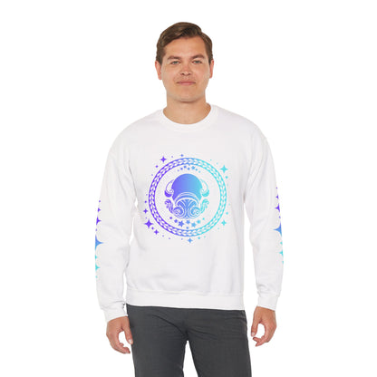 Tribal Circle Aquarius Water Bearer Sweatshirt