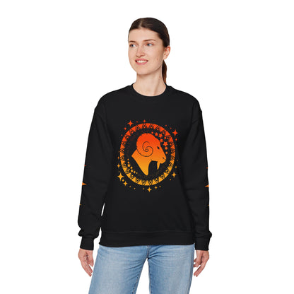 Tribal Circle Aries Ram Sweatshirt