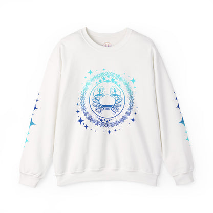 Tribal Circle Cancer Crab Sweatshirt