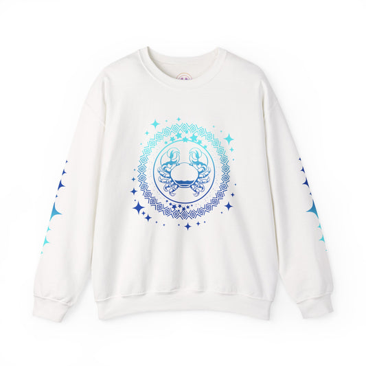Tribal Circle Cancer Crab Sweatshirt