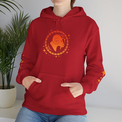 Tribal Circle Aries Ram Heavy Blend™ Hoodie