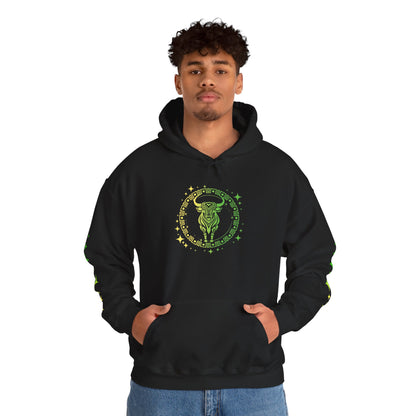 Tribal Circle Taurus Bull Heavy Blend™ Hoodie