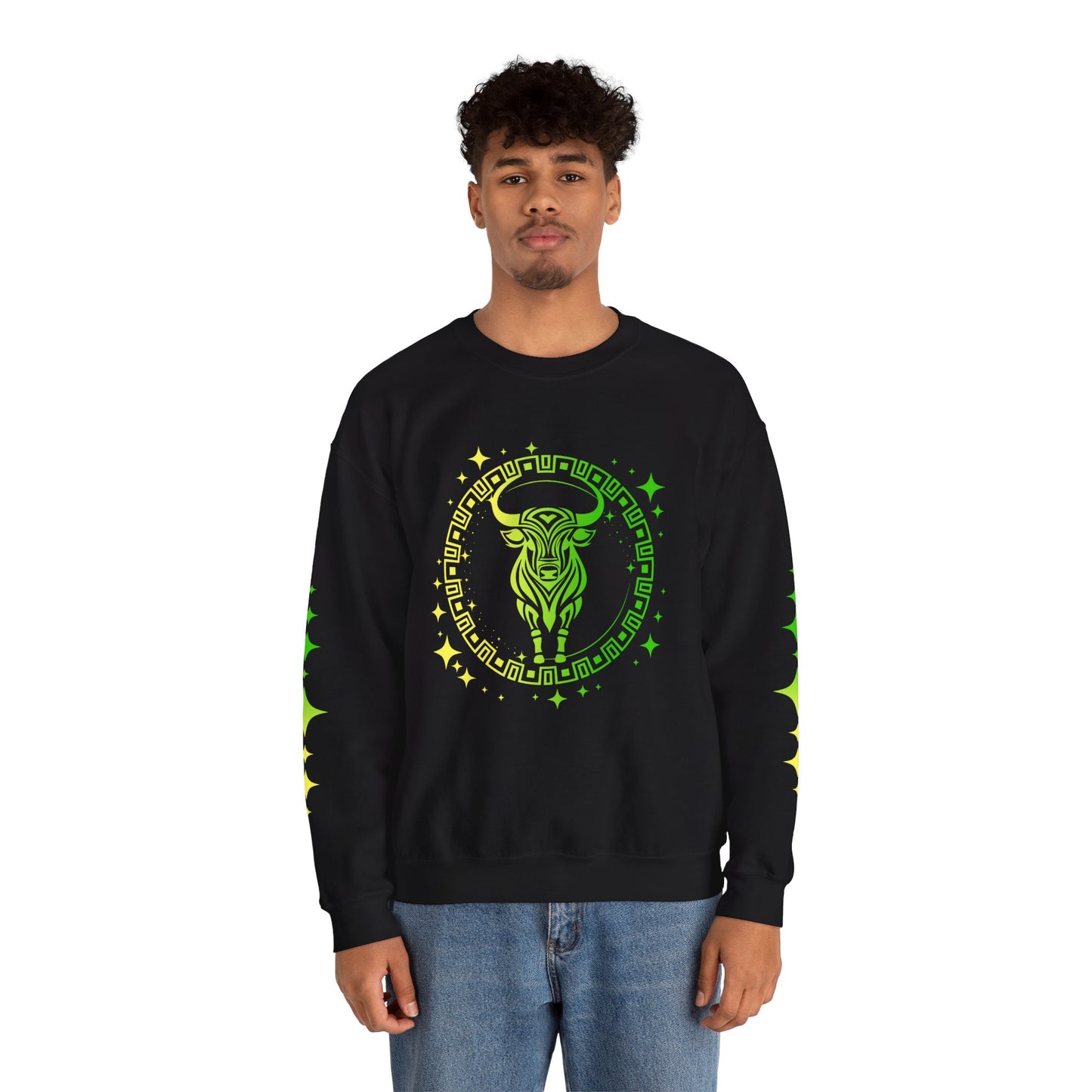 Tribal Circle Taurus Bull Sweatshirt